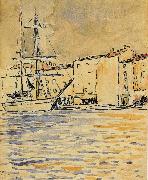 Paul Signac The Brig painting